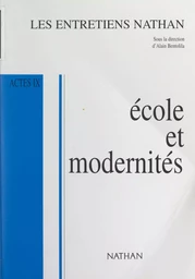 École et modernités