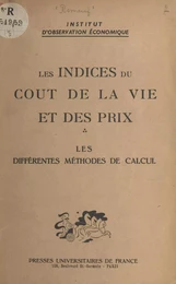 Les indices du coût de la vie et des prix