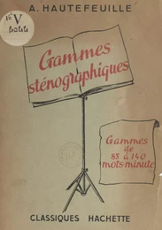 Gammes sténographiques