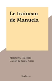 Le traîneau de Manuela