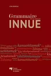 Grammaire de la langue innue