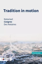 Tradition in motion