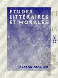 Études littéraires et morales