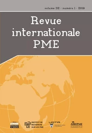 Revue internationale P.M.E.. Vol. 32 No. 1,  2019