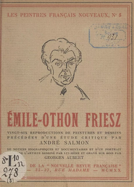 Émile-Othon Friesz - André Salmon - (Gallimard) réédition numérique FeniXX