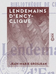 Lendemains d'encyclique