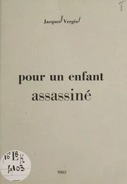 Pour un enfant assassiné