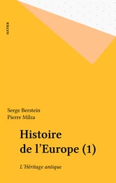 Histoire de l'Europe (1)