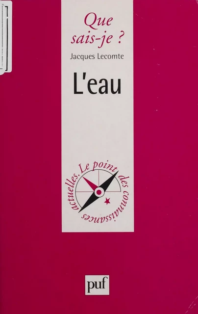 L'Eau - Jacques Lecomte - Presses universitaires de France (réédition numérique FeniXX)