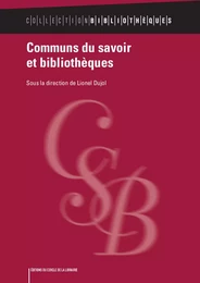 Communs du savoir et bibliothèques