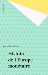 Histoire de l'Europe monétaire