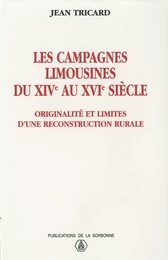 Les campagnes limousines du XIVe au XVIe siècle