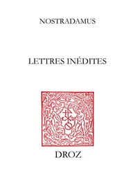 Lettres inédites