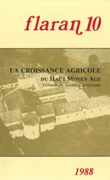 La croissance agricole du Haut Moyen Âge