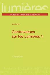 Controverses sur les lumières 1