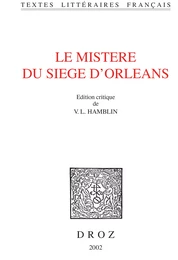 Le Mistere du siege d'Orleans