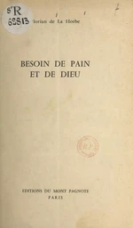 Besoin de pain et de Dieu