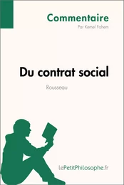 Du contrat social de Rousseau (Commentaire)