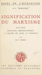 Signification du marxisme