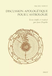 Discussion apologétique pour l'astrologie contre un certain médecin