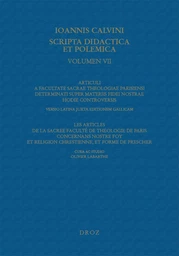 Articuli a Facultate sacrae theologiae Parisiensi determinati super materiis fidei nostrae hodie controversis