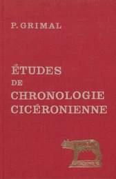 Études de chronologie cicéronienne