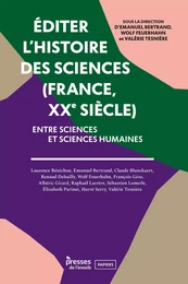 Éditer l’histoire des sciences (France, XXe siècle)