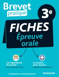 Brevet Pratique : Fiches Épreuve orale - Examen 3e