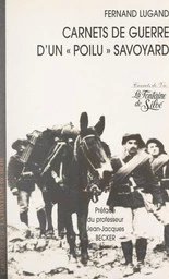 Carnets de guerre d'un « poilu » savoyard