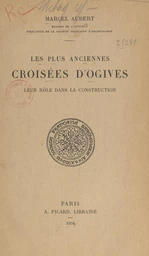 Les plus anciennes croisées d'ogives