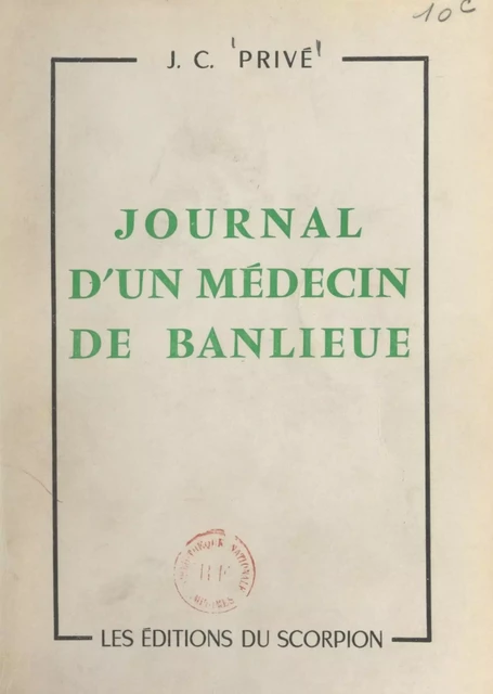 Journal d'un médecin de banlieue - Jean-Charles Privé - FeniXX réédition numérique