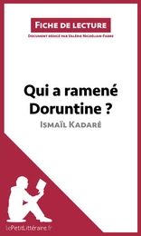 Qui a ramené Doruntine ? d'Ismaïl Kadaré (Fiche de lecture)