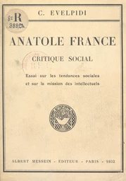 Anatole France, critique social