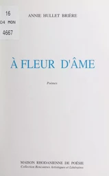 À fleur d'âme