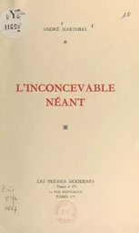 L'inconcevable néant