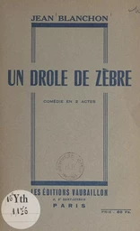 Un drôle de zèbre