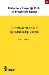 Het verhaal van OCMW op onderhoudsplichtigen