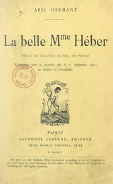 La belle Mme Héber