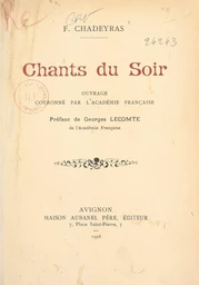 Chants du soir