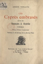 Les cyprès embrasés