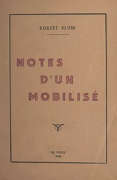 Notes d'un mobilisé