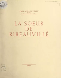 Le sœur de Ribeauvillé