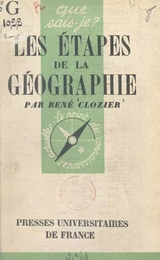 Les étapes de la géographie