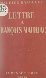 Lettre à François Mauriac