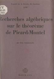 Recherches algébriques sur le théorème de Picard-Montel