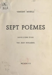 Sept poèmes