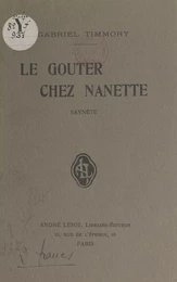 Le goûter chez Nanette