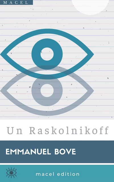 Un Raskolnikoff - Emmanuel Bove - Bookelis