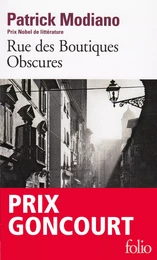 Rue des Boutiques Obscures - Prix Goncourt