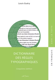 Dictionnaire des règles typographiques